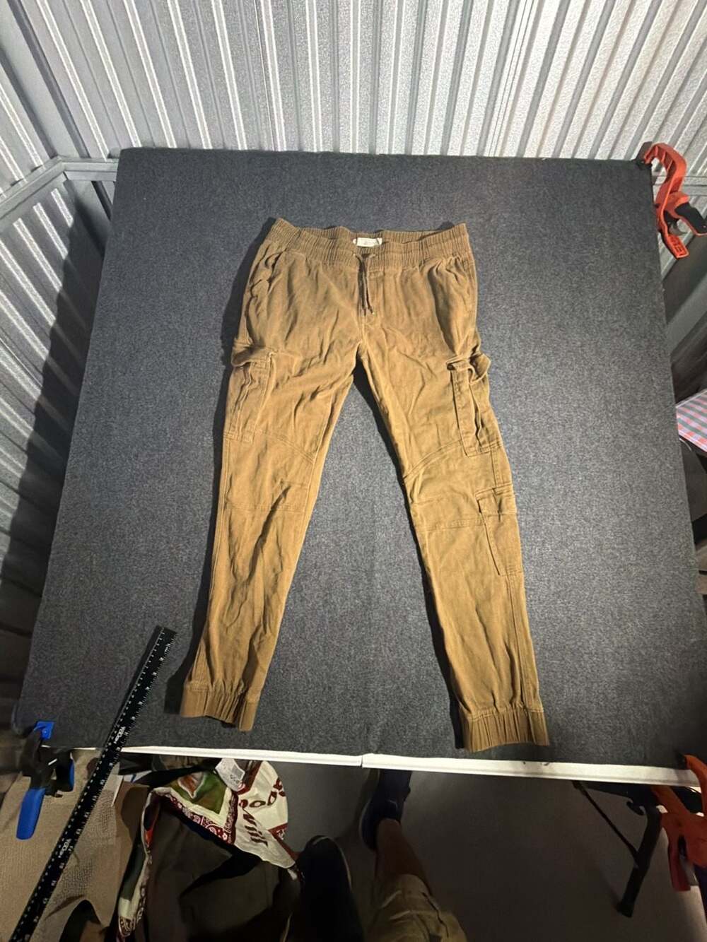 Refinery Republic Apparel Design Laboratory Brown Cargo Jogger Pants